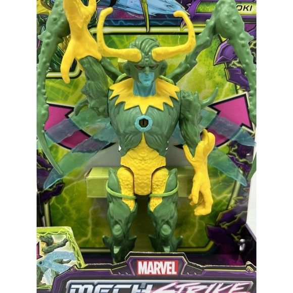 Marvel Mech Strike Monster Hunters Loki 6" Wing Attack Action Figure - Picture 2 of 3